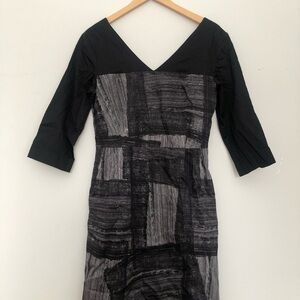 Marimekko Black and Gray Women's Dress